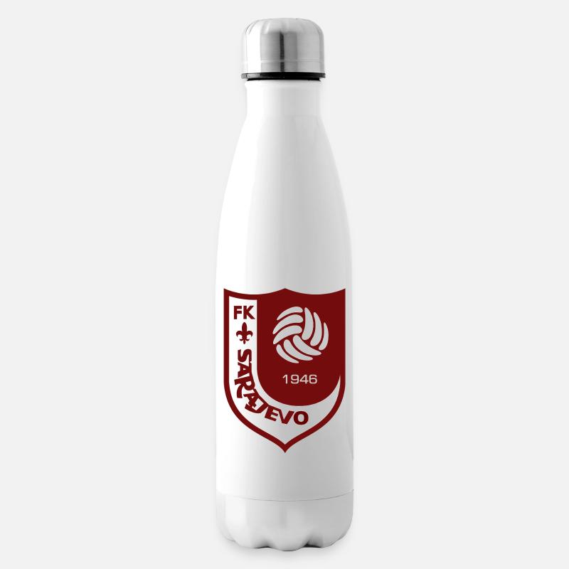 FK Sarajevo - Insulated Water Bottle - white