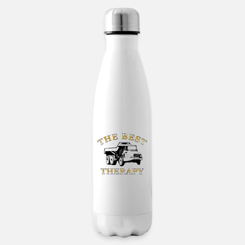 Kipper - Isolierflasche - Weiß
