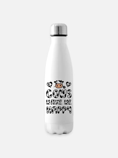 Kuh Kühe - Isolierflasche - Weiß
