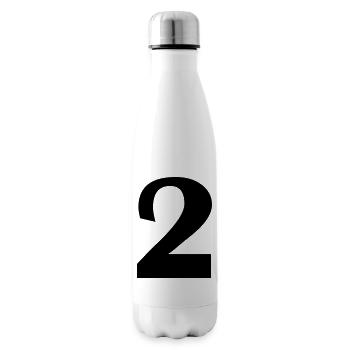 2 - Insulated Water Bottle - white - Right