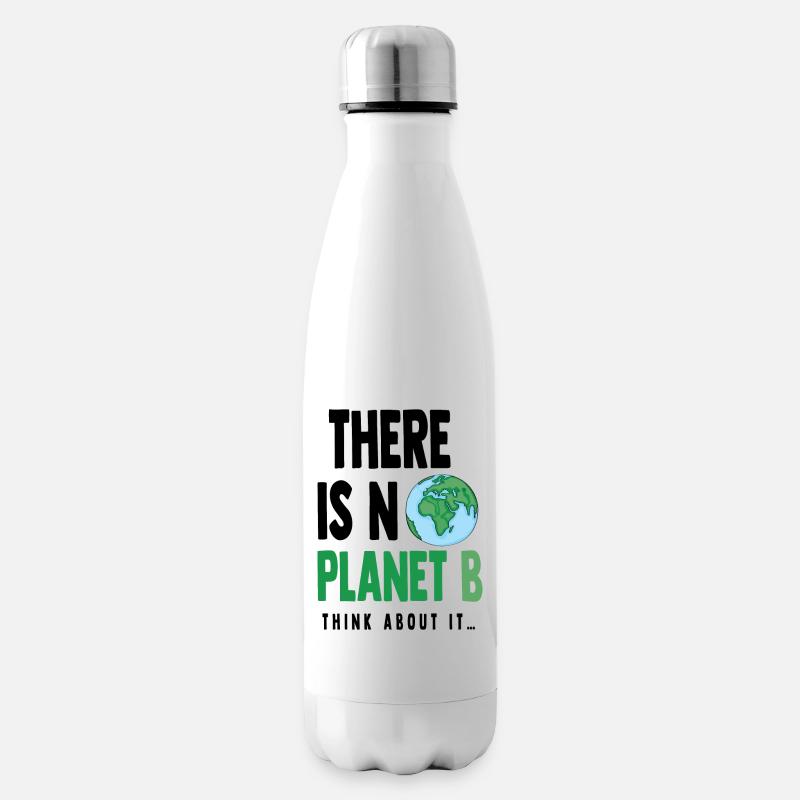 Planet B (black) - Isolierflasche - Weiß