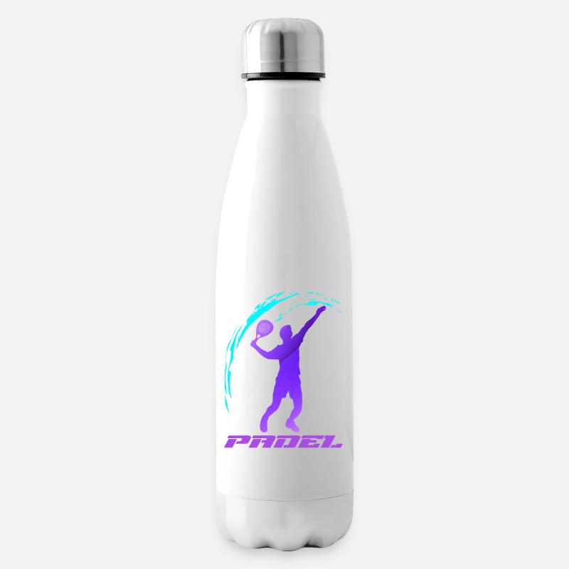 Padel - Bouteille isotherme - blanc