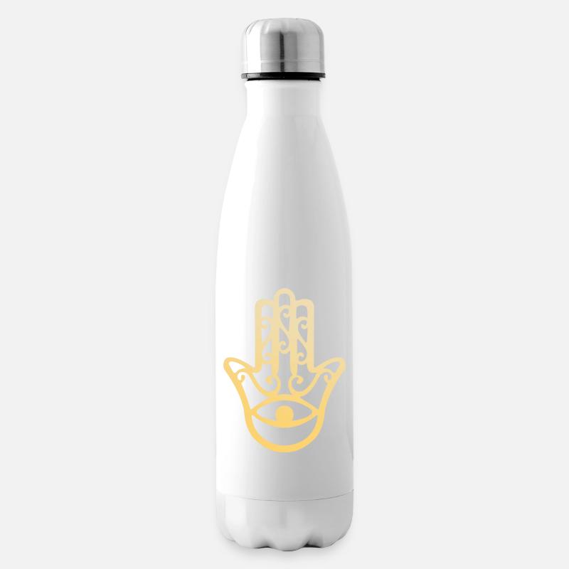 Main de fatma - Bouteille isotherme - blanc