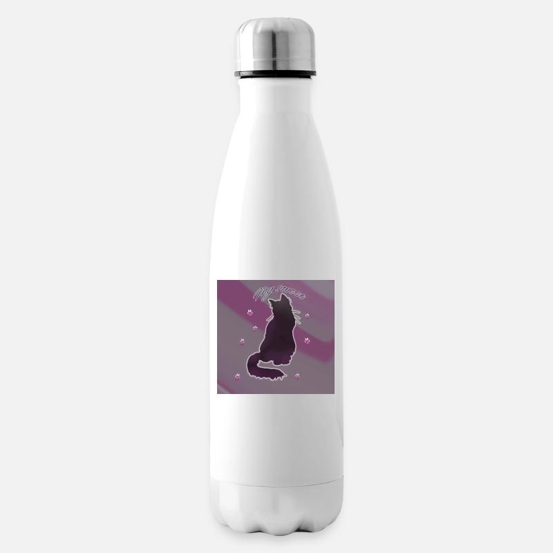 Mon doux chat - Bouteille isotherme - blanc