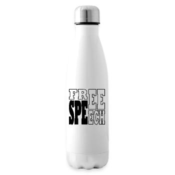 Free Speech black - Isolierflasche - Weiß - Rechts