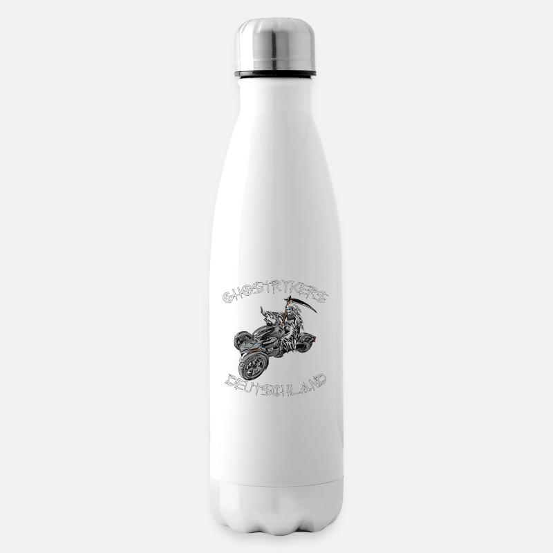 Ghostryker Deutschland Weiß - Isolierflasche - Weiß