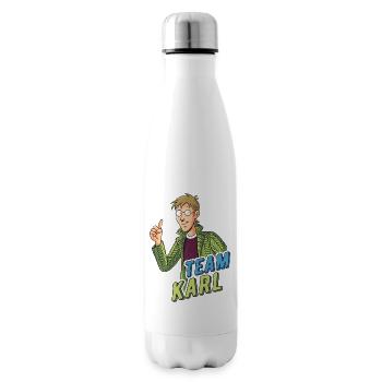 TKKG Team Karl Vierstein - Isolierflasche - Weiß - Rechts