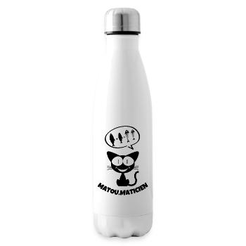mathématiques, mathématicien, fan de math - Bouteille isotherme - blanc - Droite