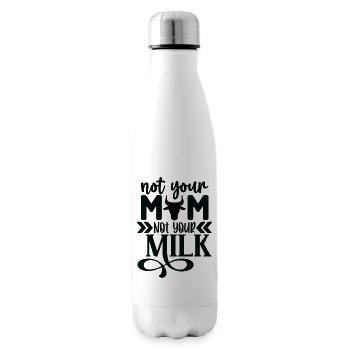 Not Your Mom Not Your Milk - Isolierflasche - Weiß - Rechts