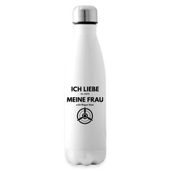 Ich liebe meine Frau wenn sie mich fliegen lässt - Isolierflasche - Weiß - Rechts