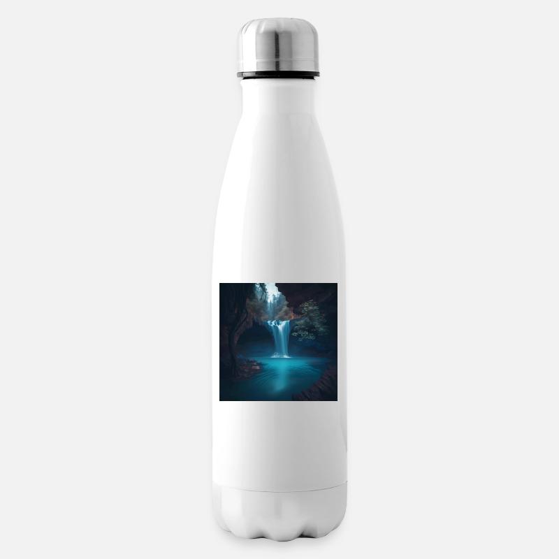 Wasserfall - Isolierflasche - Weiß
