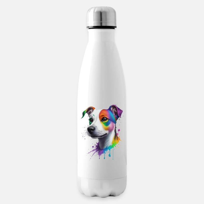 Jack Russel Terrier - Isolierflasche - Weiß