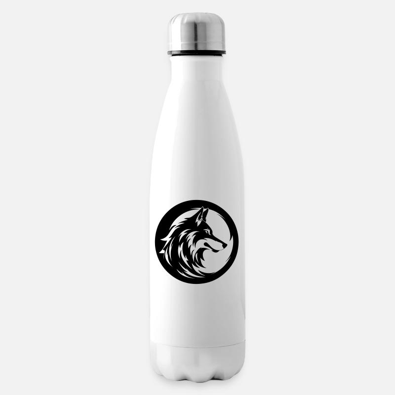 Loup - Bouteille isotherme - blanc