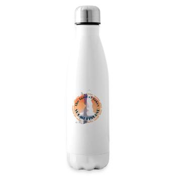 Suomi Finlande - le pays des lacs - Bouteille isotherme - blanc - Droite