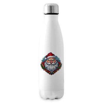 Grimmiger Weihnachsmann - Isolierflasche - Weiß - Rechts