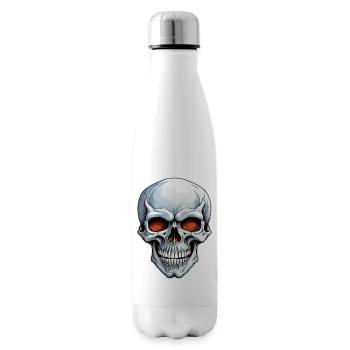 Crâne - Bouteille isotherme - blanc - Droite