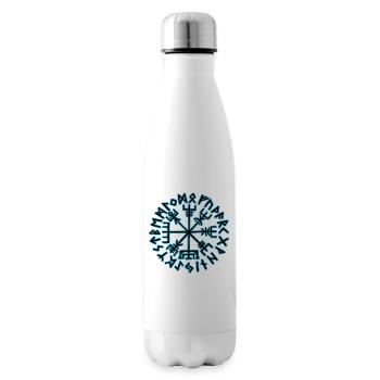 Wikinger Kompass Vegvisir - Isolierflasche - Weiß - Rechts