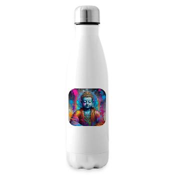 Mystischer spiritueller Buddha - Isolierflasche - Weiß - Rechts
