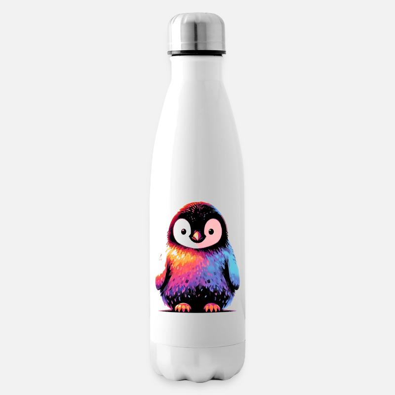 Penguin - Insulated Water Bottle - white
