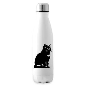 Britisch Kurzhaar Katze - Isolierflasche - Weiß - Rechts
