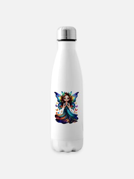 Bezaubernder Schmetterling Fee - Isolierflasche - Weiß