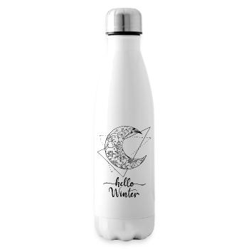 Hello Winter - Bouteille isotherme - blanc - Droite