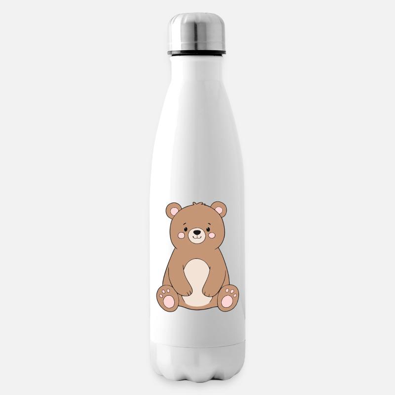 Ours - Bouteille isotherme - blanc