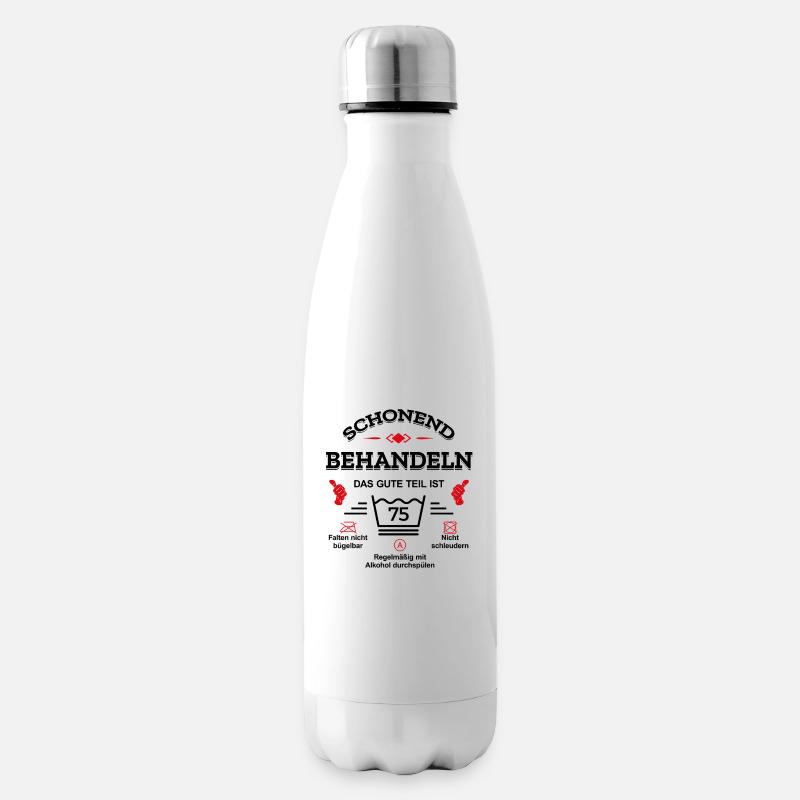 HANDLE MIT SORGFALT – 75 JAHRE PERFEKTION - Isolierflasche - Weiß