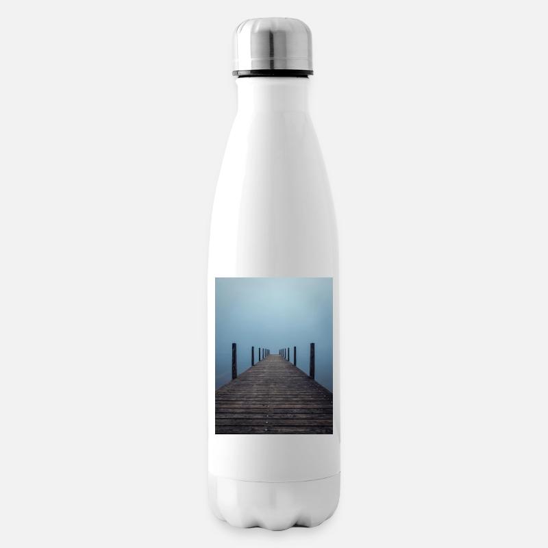 Perspective silencieuse - Bouteille isotherme - blanc