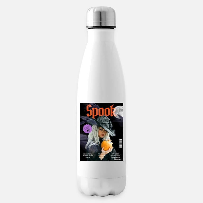 Couverture de magazine SPOOK - Bouteille isotherme - blanc