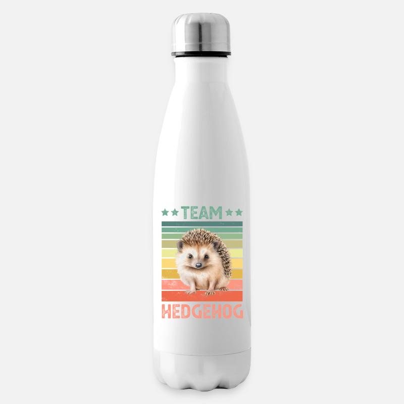 Igel - Isolierflasche - Weiß