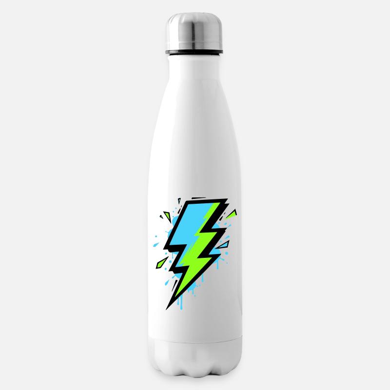 Strahl der modernen Elektrizität - Isolierflasche - Weiß