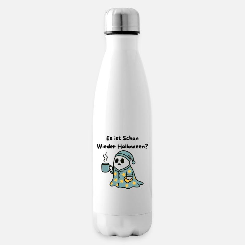 Kaffeegeist im Sternenkleid - Isolierflasche - Weiß