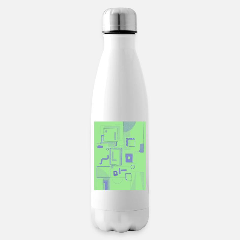 Speech Bubbles - Insulated Water Bottle - white