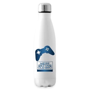We're getting older, Brother Manette - Insulated Water Bottle - white - Right