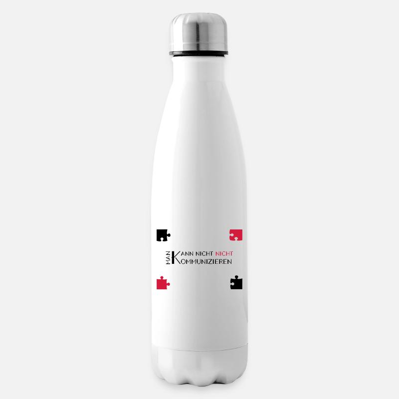 communication watzlawick - Bouteille isotherme - blanc