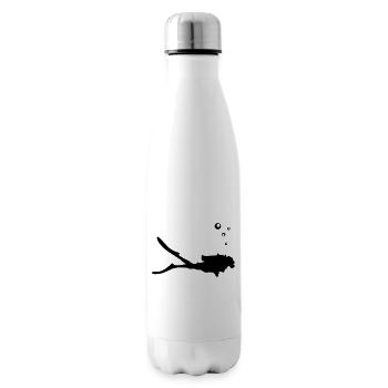 Taucher, tauchen - Isolierflasche - Weiß - Rechts