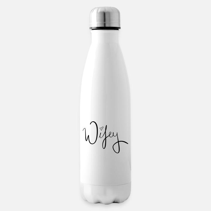 Wifey - Isolierflasche - Weiß