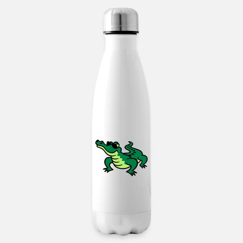 Cool Croc - Bouteille isotherme - blanc