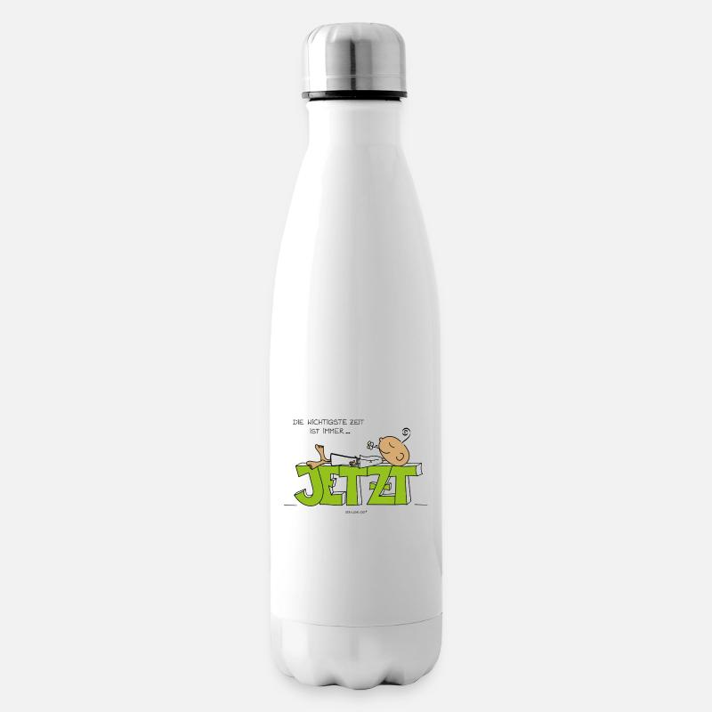 Jetzt - Isolierflasche - Weiß