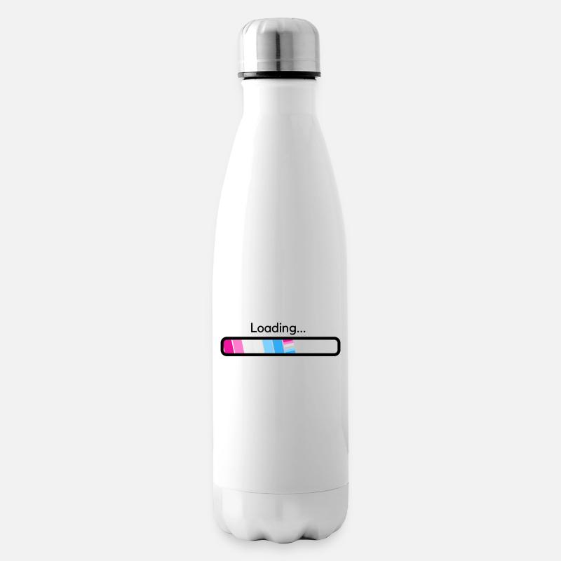 Trans energy Loading - Insulated Water Bottle - white