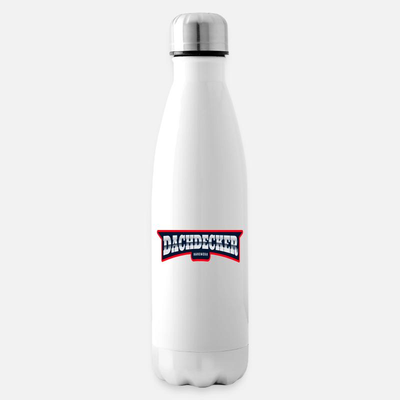 Dachdecker Handwerk - Isolierflasche - Weiß