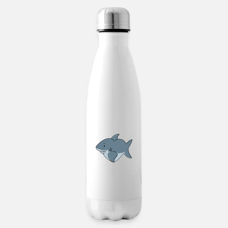 Requins d’amour - Bouteille isotherme - blanc