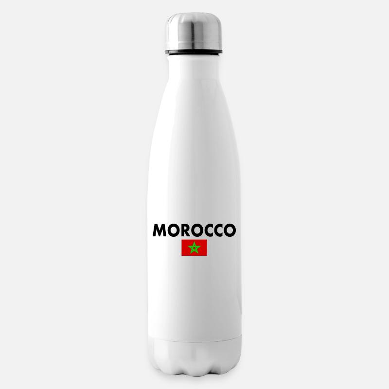 Marokko - Isolierflasche - Weiß
