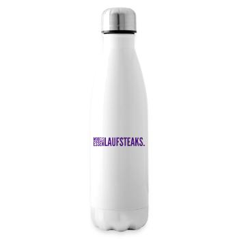 MODELS essen Lauf STEAKS +++ Funny and New Design! - Isolierflasche - Weiß - Rechts