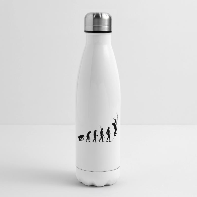 Evolution des Menschen, Eisklettern, Eiskletterer Isolierflasche