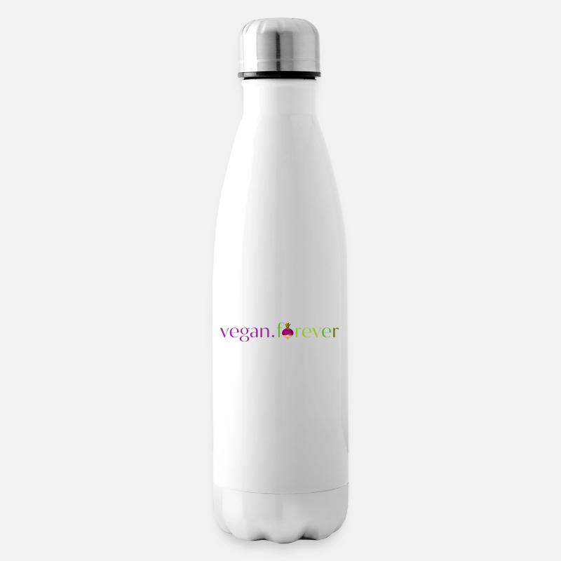 Vegan forever turnip - Bouteille isotherme - blanc