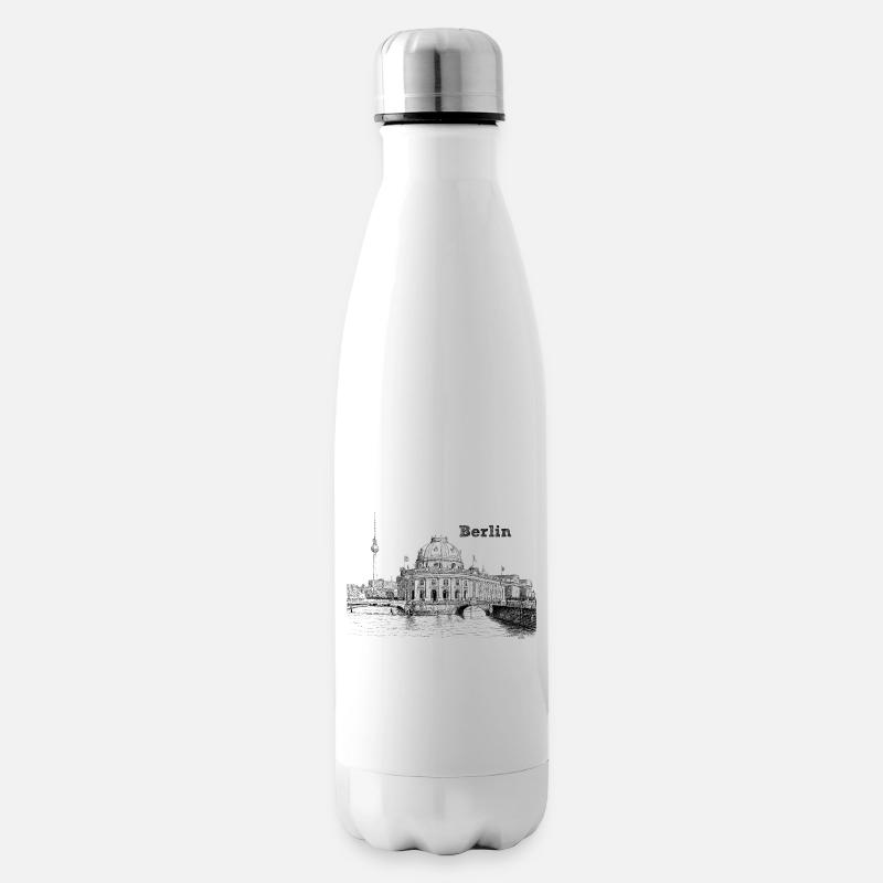 Berlin - Isolierflasche - Weiß