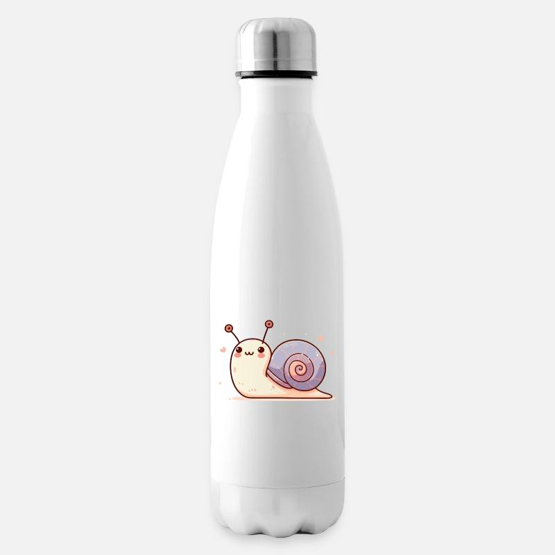 Süße Schnecke - Isolierflasche - Weiß