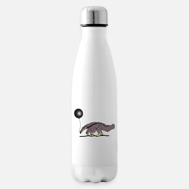 Ameisenbär - Isolierflasche - Weiß